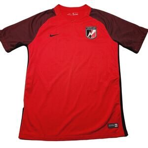Nike Vardar Michigan Soccer Club Jersey Men Medium Red Football Sport